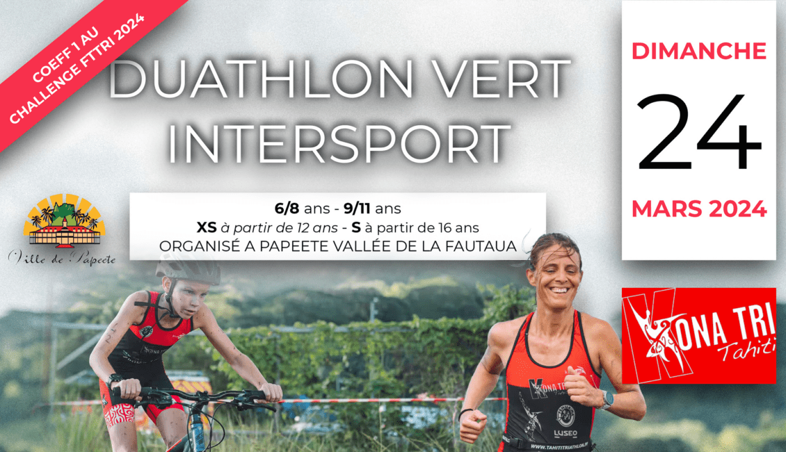 Duathlon Vert INTERSPORT 2024 Fenua Moove